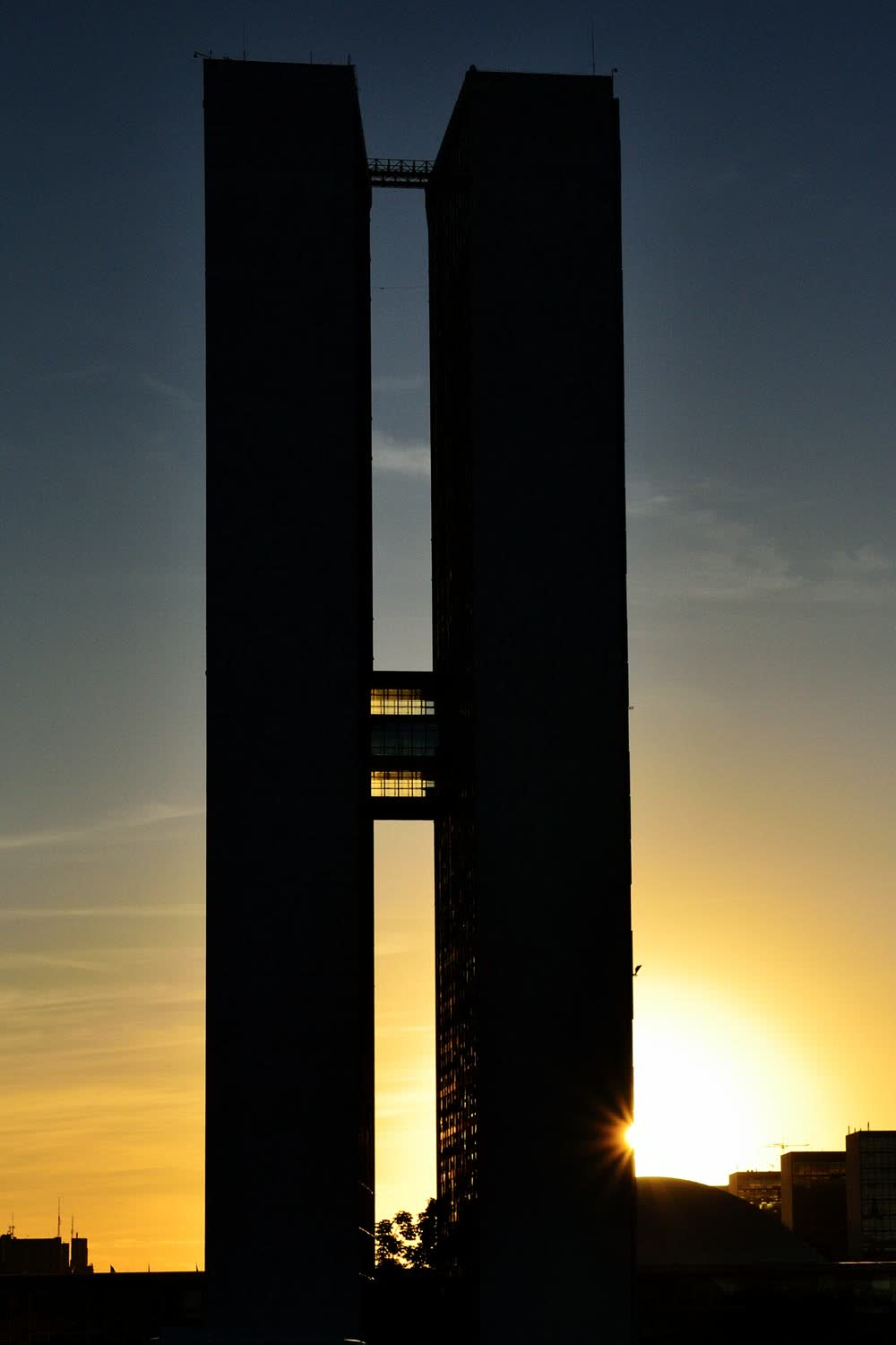 El Congreso Nacional, en Brasilia.