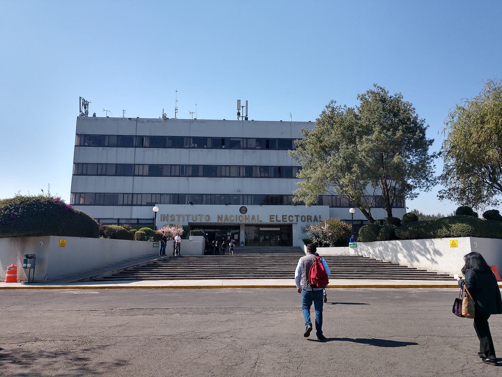 Edificio de la sede central del Instituto Nacional Electoral en Ciudad de México