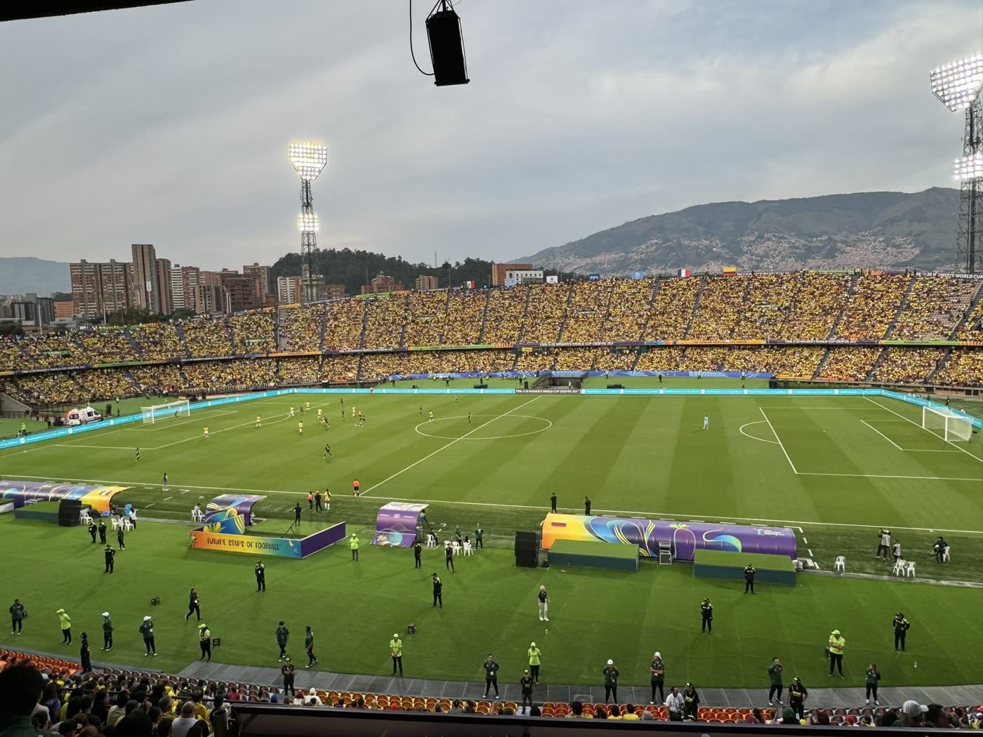 El estadio Atanasio Girardot, en Medellín.
