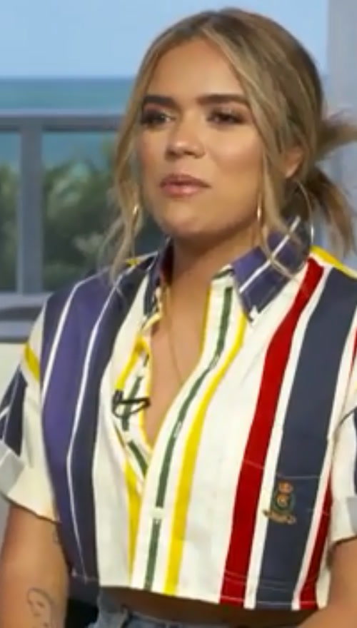 Karol G, cantante colombiana, durante una entrevista