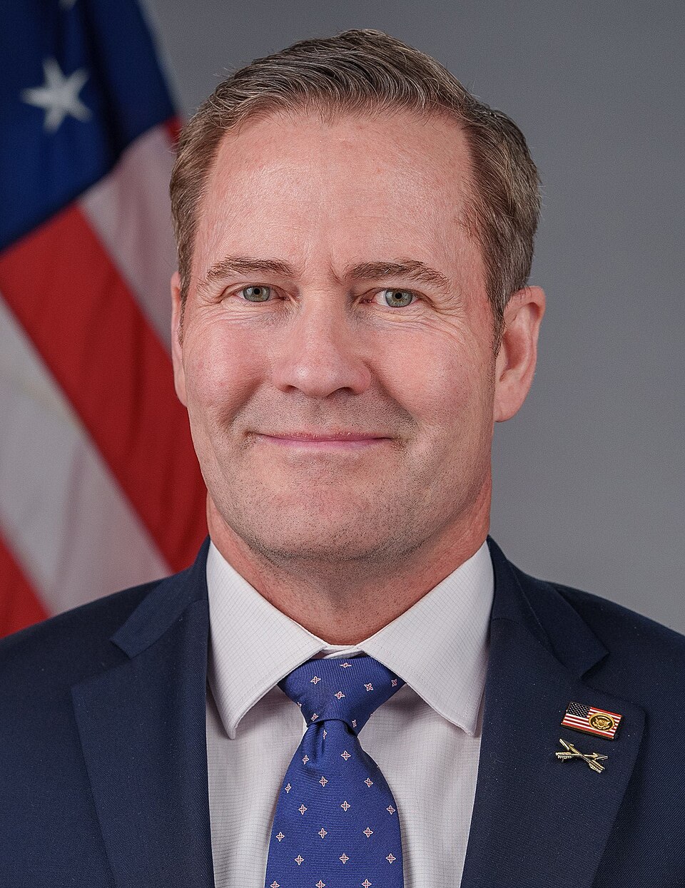 Mike Waltz, embajador de Estados Unidos ante la ONU, en su retrato oficial.