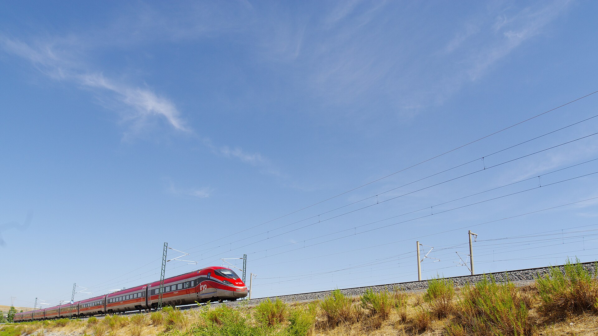 Un tren de Iryo, el modelo Frecciarossa 1000, en Madrid (foto de archivo, no del accidente).